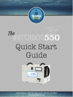 watchdog 550 crawl space dehumidifier Quick Start Guide