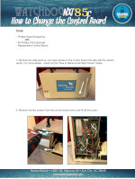 WatchDog NXT85c crawl space dehumidifier replace control board